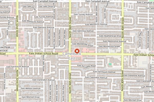 Map showing UnderTow in Phoenix