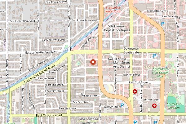 Map showing Cafe Monarch in Phoenix