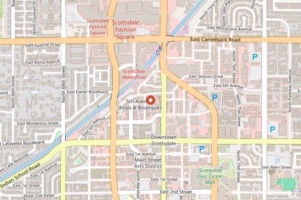 Map showing FnB in Phoenix