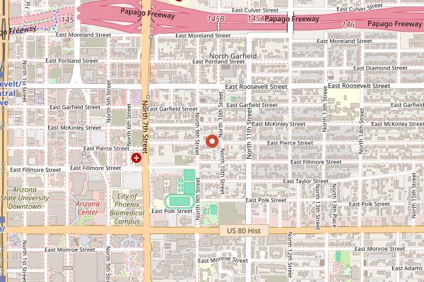 Map showing Gallo Blanco in Phoenix