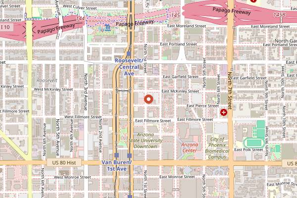 Map showing POMO Pizzeria Napoletana in Phoenix