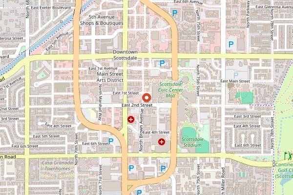 Map showing The Mission in Phoenix