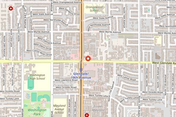 Map showing Restaurant Atoyac Estilo Oaxaca in Phoenix