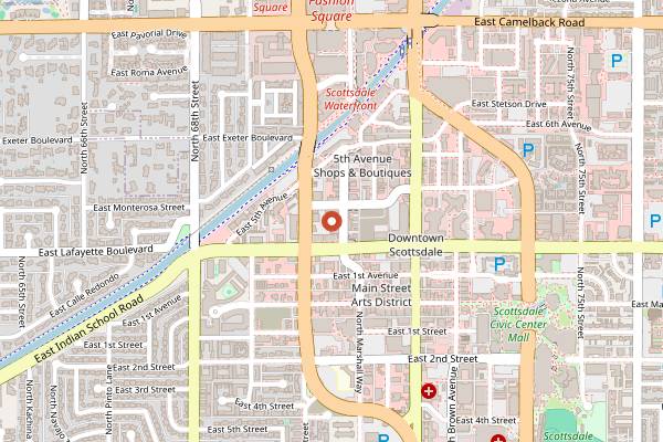 Map showing Carlson Creek Vineyard in Phoenix