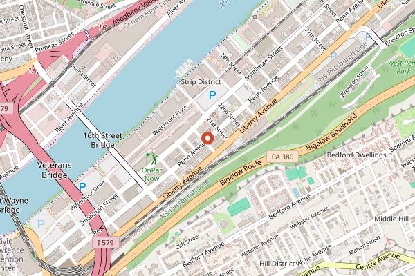 Map showing My Sweet Lilly in Pittsburgh