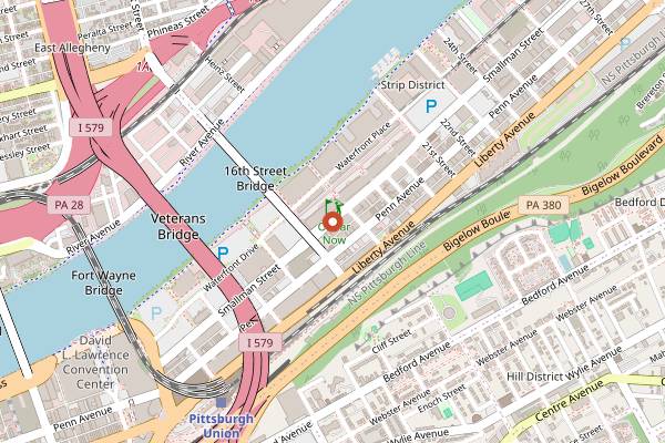 Map showing Balvanera in Pittsburgh