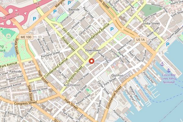 Map showing Spoondrift Kitchen Private Class in Portland