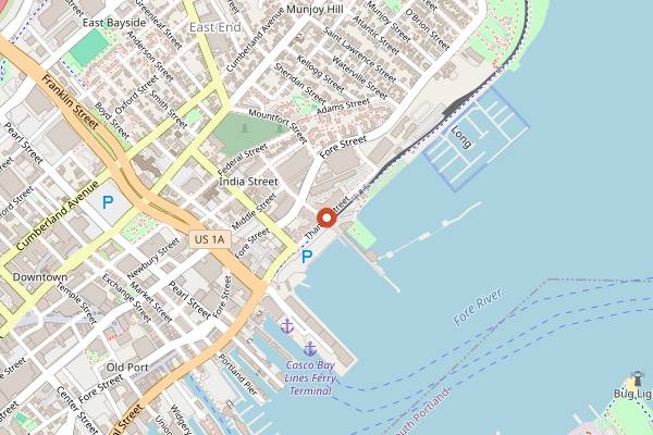 Map showing Twelve in Portland