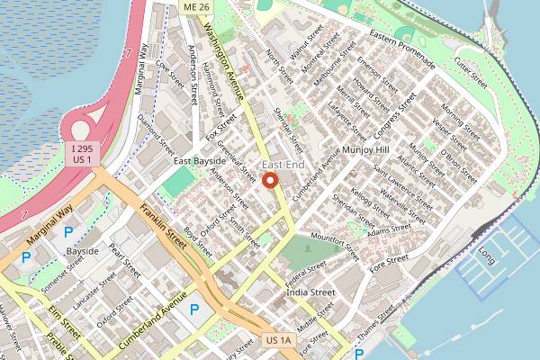 Map showing Izakaya Minato in Portland