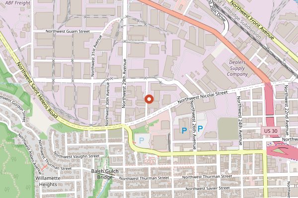 Map showing Great Notion Brewing NW28 in Portland