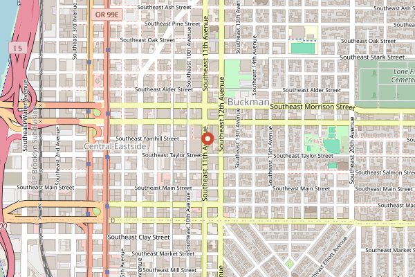 Map showing Kachka in Portland