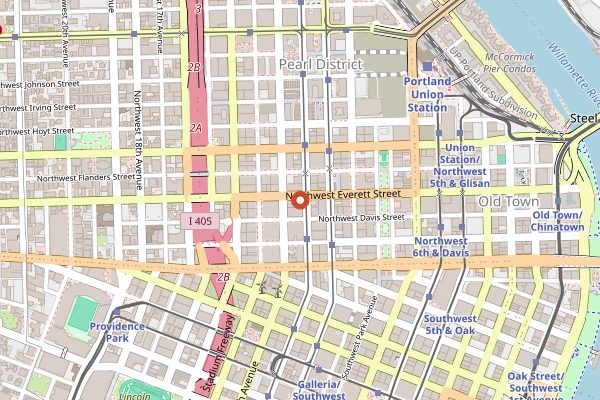 Map showing In Good Taste in Portland