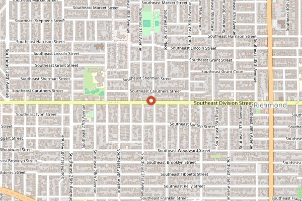 Map showing Oma's Hideaway in Portland