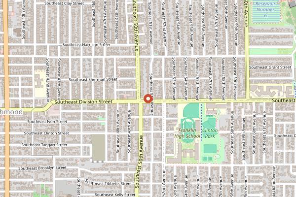 Map showing Garden Monsters in Portland