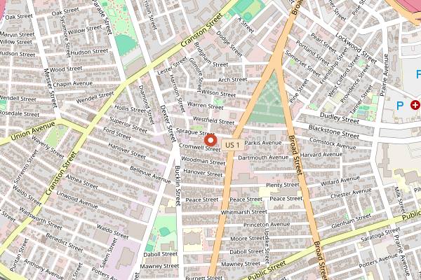 Map showing Long Live Beerworks in Providence