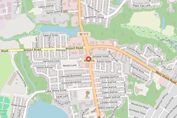 Map showing Spike's Junkyard Dogs in Providence