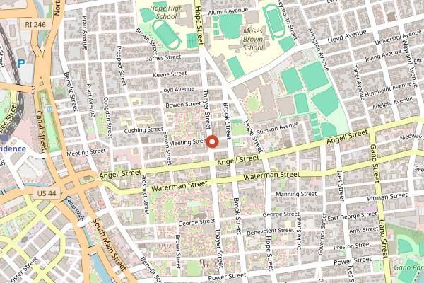 Map showing Shah's Halal Food in Providence