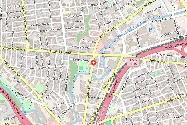 Map showing Spice Valley Halal in Providence