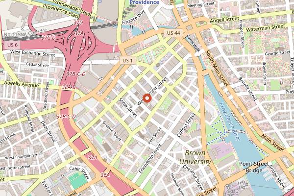 Map showing Gift Horse in Providence