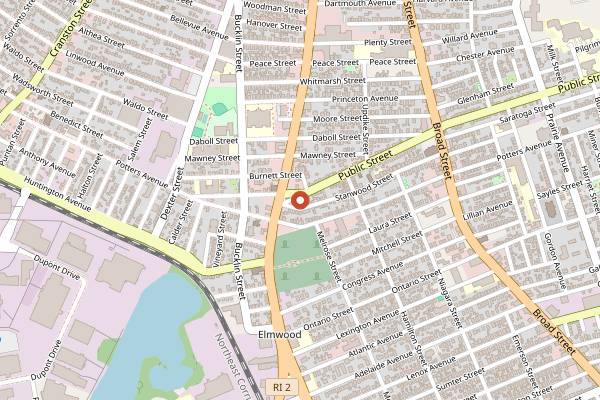 Map showing Apsara in Providence