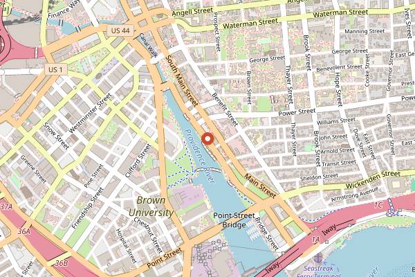 Map showing Bacaro in Providence