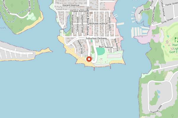 Map showing Iggy's Doughboys and Chowder House in Providence