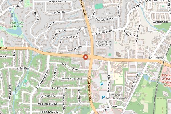 Map showing Clyde Cooper's Barbeque in Raleigh