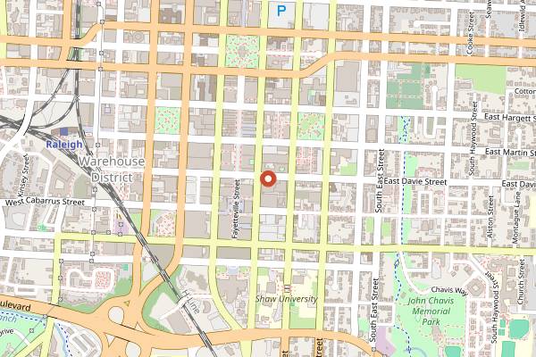 Map showing Sosta Cafe in Raleigh