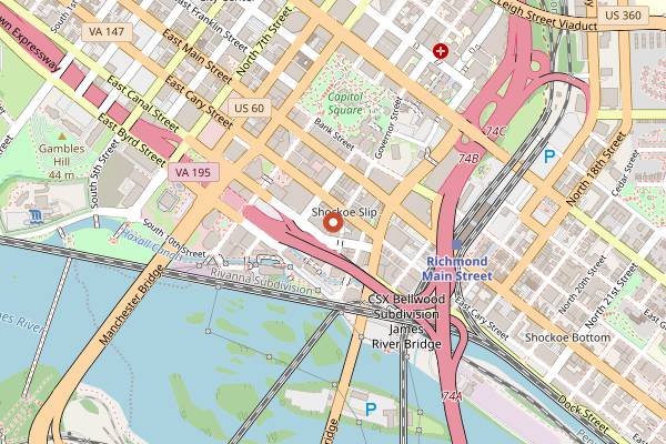 Map showing Mise En Place Cooking School in Richmond