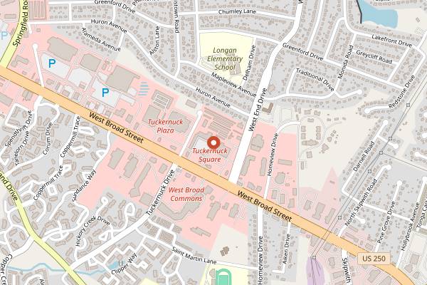 Map showing The Kitchen Classroom in Richmond