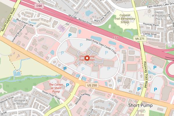 Map showing Williams Sonoma Cooking Class in Richmond
