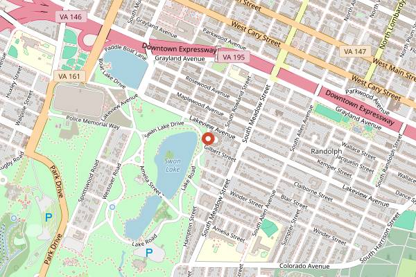 Map showing Richmond VegFest in Richmond