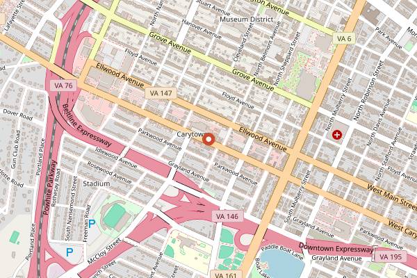 Map showing Can Can Brasserie in Richmond