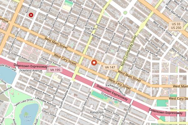 Map showing Goatocado in Richmond