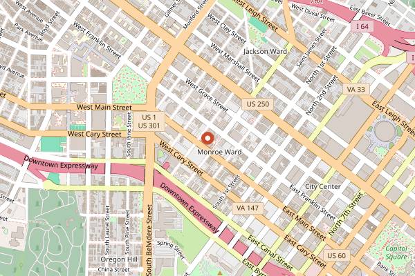 Map showing Lemaire Bar in Richmond