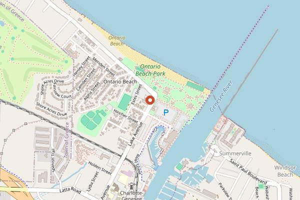 Map showing Abbott's Frozen Custard in Rochester