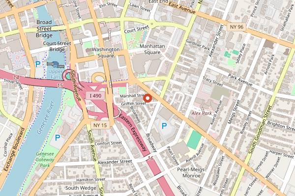 Map showing The Owl House in Rochester