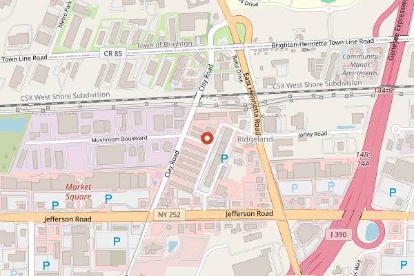 Map showing Union Place Coffee Roasters in Rochester