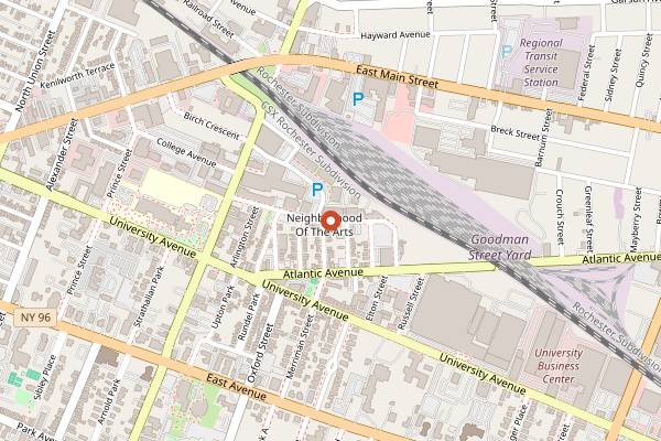 Map showing Rochester Brainery - Cooking Classes in Rochester