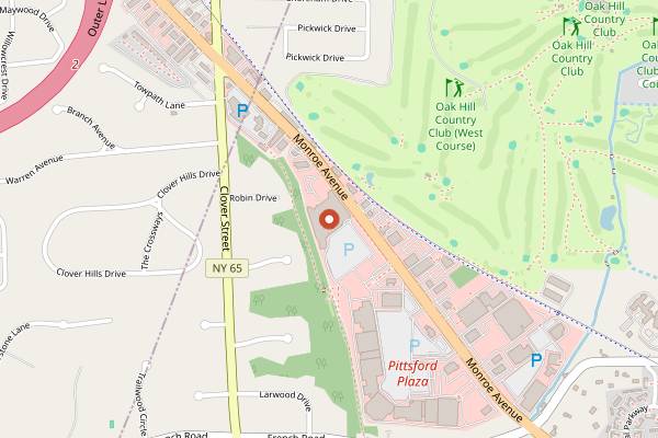 Map showing Wegmans Amore Cooking School in Rochester