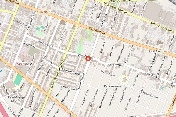 Map showing The Red Fern in Rochester
