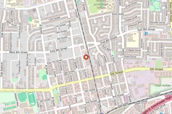 Map showing Upper Crust Baking in Sacramento