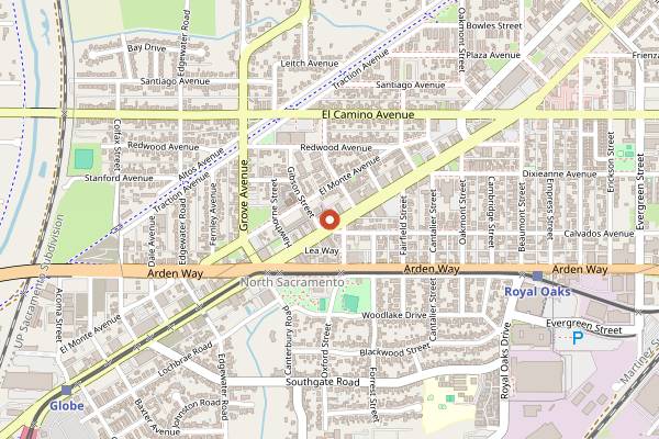 Map showing King Cong Brewing Company in Sacramento