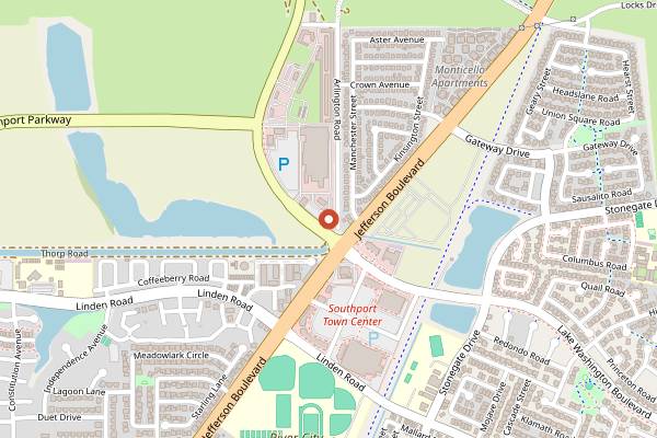 Map showing Streets of London Pub in Sacramento