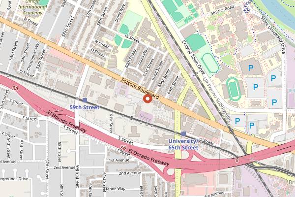 Map showing Giovanni's Old World New York Pizzeria in Sacramento