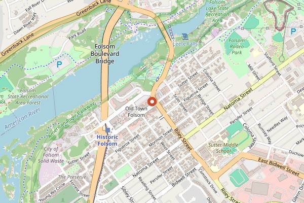 Map showing Pizzeria Classico in Sacramento