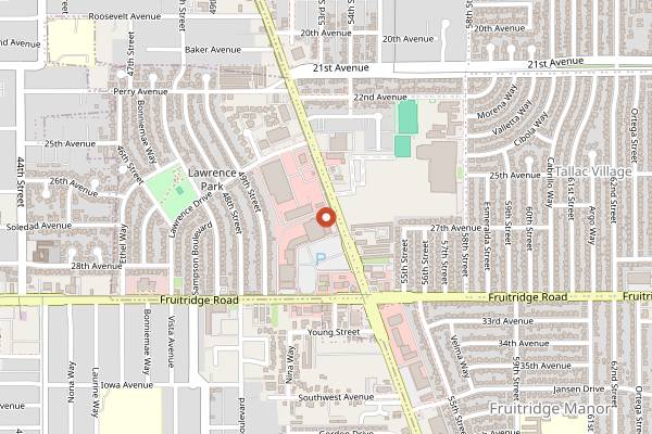 Map showing Pho Saigon in Sacramento