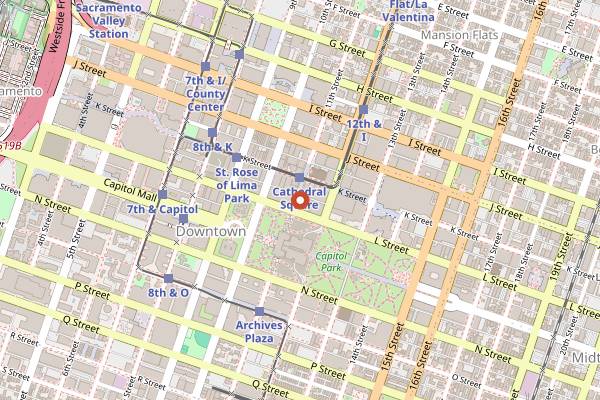 Map showing The Allspicery Sacramento Spice Classes in Sacramento