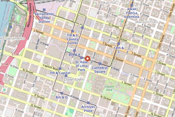 Map showing Halal Muncheez in Sacramento