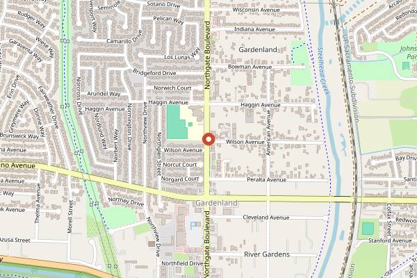 Map showing Tacos La Piedad in Sacramento
